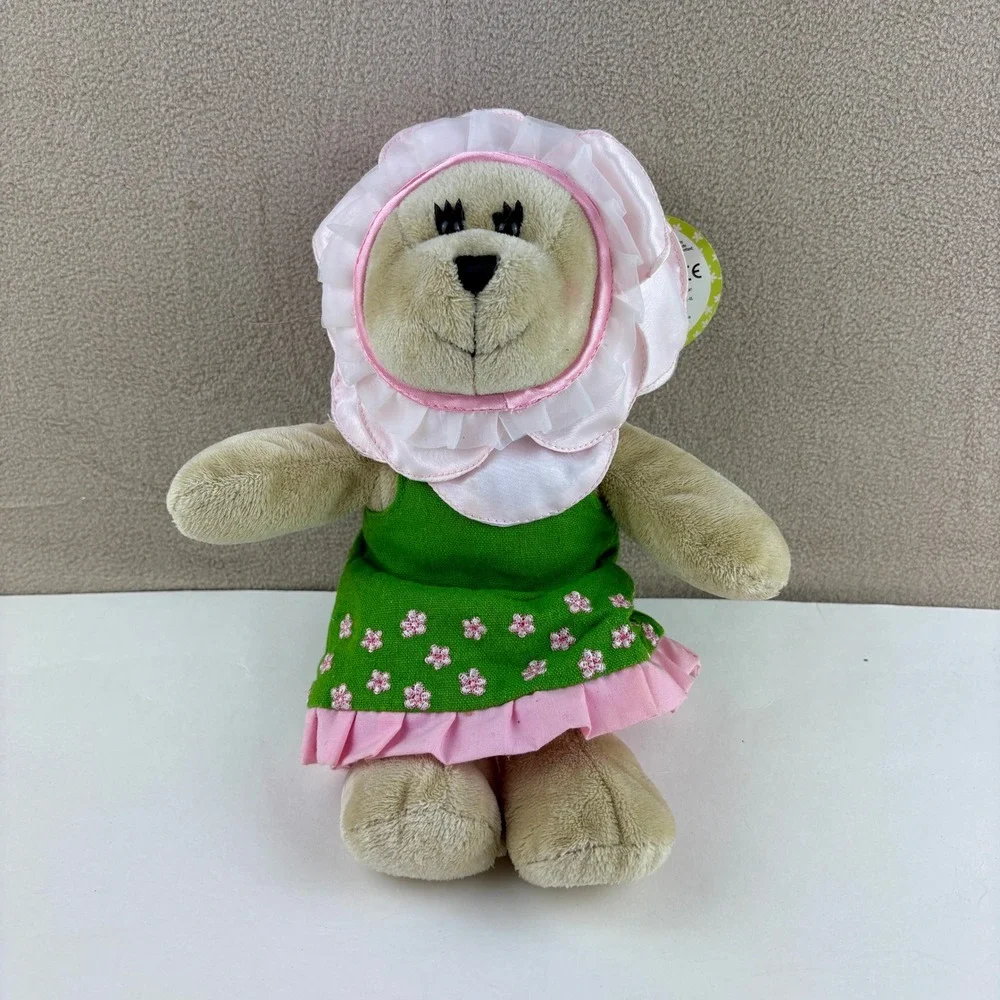 Starbucks Bearista Bear 92nd Edition‎ 2010 Spring Flower Collectible Plush Bear